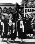 Graduating class walking in line. thumbnail