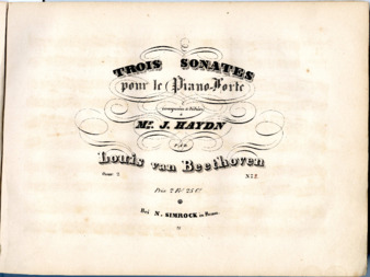 Piano sonata no. 2 in A major, op. 2, no. 2 (Simrock, ca. 1824) thumbnail