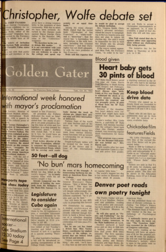 Golden Gater 30 October 1962 thumbnail