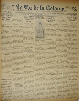 La Voz de la Colonia 8 De Diciembre 1927 thumbnail