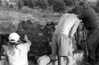 Gallegos farm, Horno construction 080 thumbnail