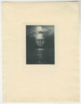 Beethoven life mask over moonlit sea thumbnail