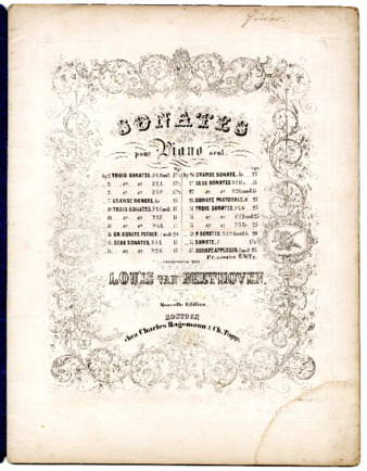 Sonates pour piano seul. op. 31, no. 3 composées par Louis van Beethoven. thumbnail