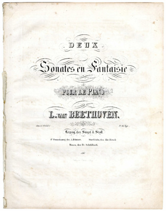 Piano Sonata no. 14 in C# minor, op. 27, no. 2, published by Siegel & Stoll thumbnail