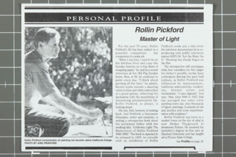 Masterof Light: Profile of Rollin Pickford thumbnail