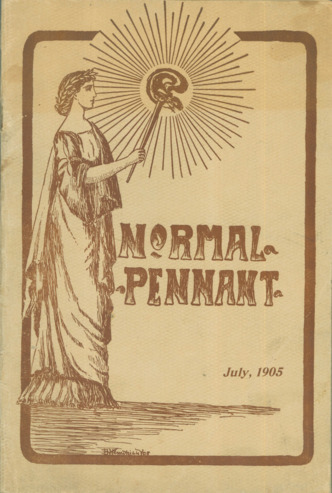San Jose State Normal School Pennant 1905-07 (July 1905) thumbnail