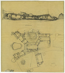 Perspective and Plan for Brian Ahern and Joan Fontaine residence thumbnail