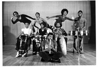 Student band of musicians and dancers. thumbnail