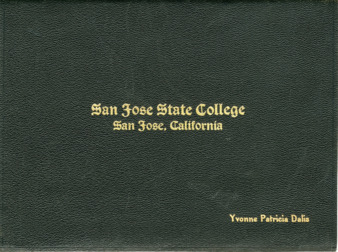 Dalis' college diploma cover, diploma and commencement program thumbnail