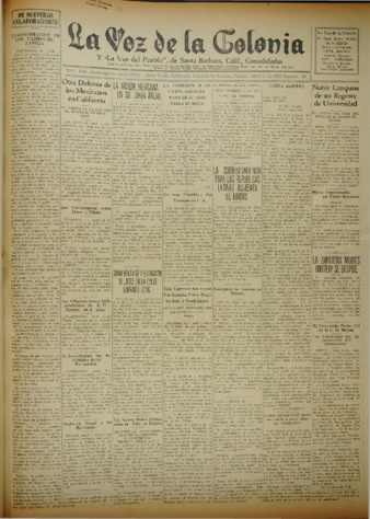 La Voz de La Colonia 1 de abril de 1932 thumbnail