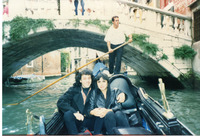 Michele and a friend on a gondola thumbnail