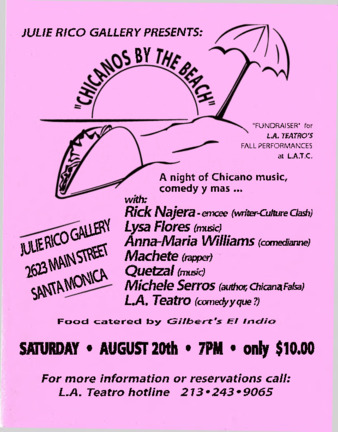 Julie Rico Gallery Presents: "Chicanos by the Beach" thumbnail