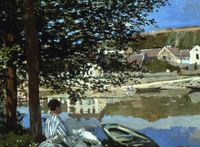 On the Seine at Bennecourt thumbnail
