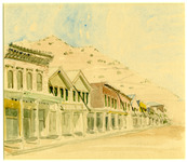 Ghost Town, watercolor on paper, undated thumbnail