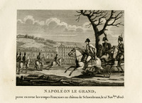 Napoleon reviewing his troops at Schönbrunn, November 15, 1805 thumbnail