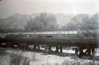 Railroad and Highway 99 (now I5) Intersect at Mouth of San Francisquito Canyon thumbnail