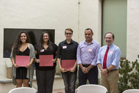 Dr. Ahmed Awad with students at 2017 SURF Program Reception thumbnail