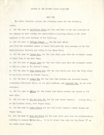 Report of the Student Roads Committee, April 1942 thumbnail