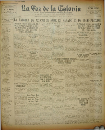 La Voz de La Colonia 24 de junio de 1932 thumbnail