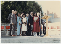 [MLK event speakers on stage] thumbnail
