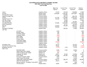 2008 June Trust fund report - summary thumbnail