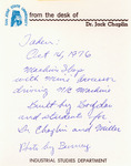 From the desk of Dr. Jack Chaplin. thumbnail