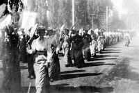 Women marching. thumbnail