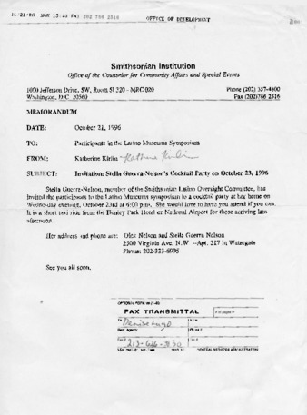 Invitation from Stella Guerra-Nelson thumbnail
