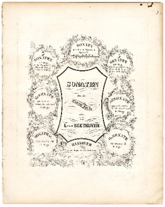 Sonata quasi una fantasia, opera 27, no. 1 ... von L. van Beethoven. thumbnail