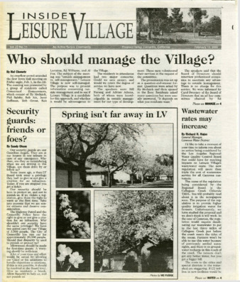 Inside Leisure Village Vol. 23 No. 11 V. 3 thumbnail