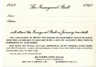 The Inaugural Ball 1961 thumbnail