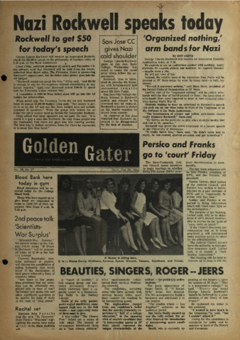 The Daily Gater 29 October 1964 thumbnail