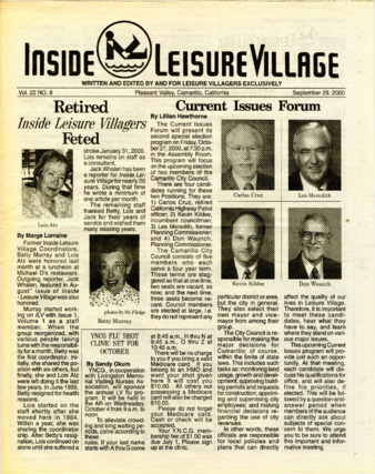 Inside Leisure Village Vol. 22 No. 8 thumbnail