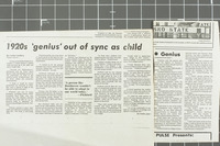 1920s 'Genius' Out of Sync as Child thumbnail