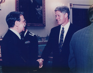 President Bill Clinton and Hank Lacayo thumbnail