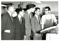 [Printing student demonstrating equipment] thumbnail