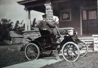 C.C. Teague with his St. Louis Auto thumbnail