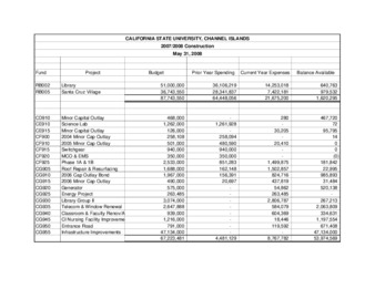 2008 May Construction report – summary thumbnail