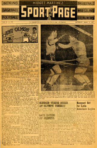 Midget Martinez' Sport Page Vol. X No. 345 thumbnail