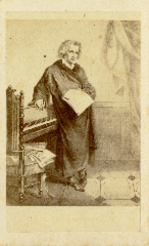 Beethoven Portrait, standingby piano thumbnail