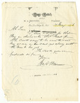Letter from M.A. Benrimo, May 31, 1871 thumbnail
