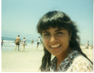 Michele Serros at the beach thumbnail