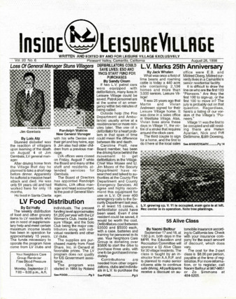 Inside Leisure Village Vol. 20 No. 6 thumbnail