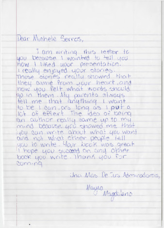 Letter from Mayra Magdaleno thumbnail