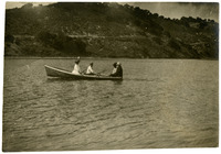 [Group in small row boat] thumbnail