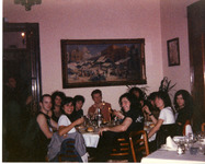 Michele Serros and the Fuzztones having dinner thumbnail