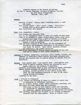 Prose by Carl D. Duncan, 1964 thumbnail