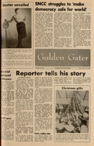 Golden Gater 10 December 1962 thumbnail