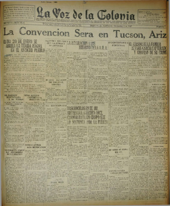 La Voz de La Colonia 5 de deciembre de 1929 thumbnail