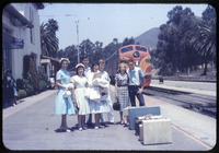 [Students at train station] thumbnail